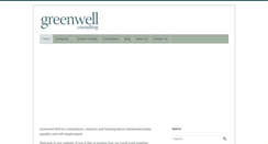 Desktop Screenshot of greenwellconsulting.co.uk
